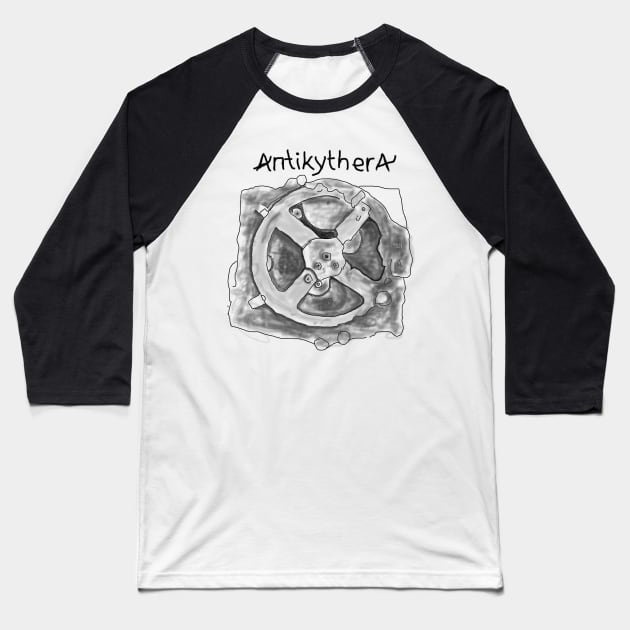 Antikythera Mechanism by 9BH Baseball T-Shirt by JD by BN18 